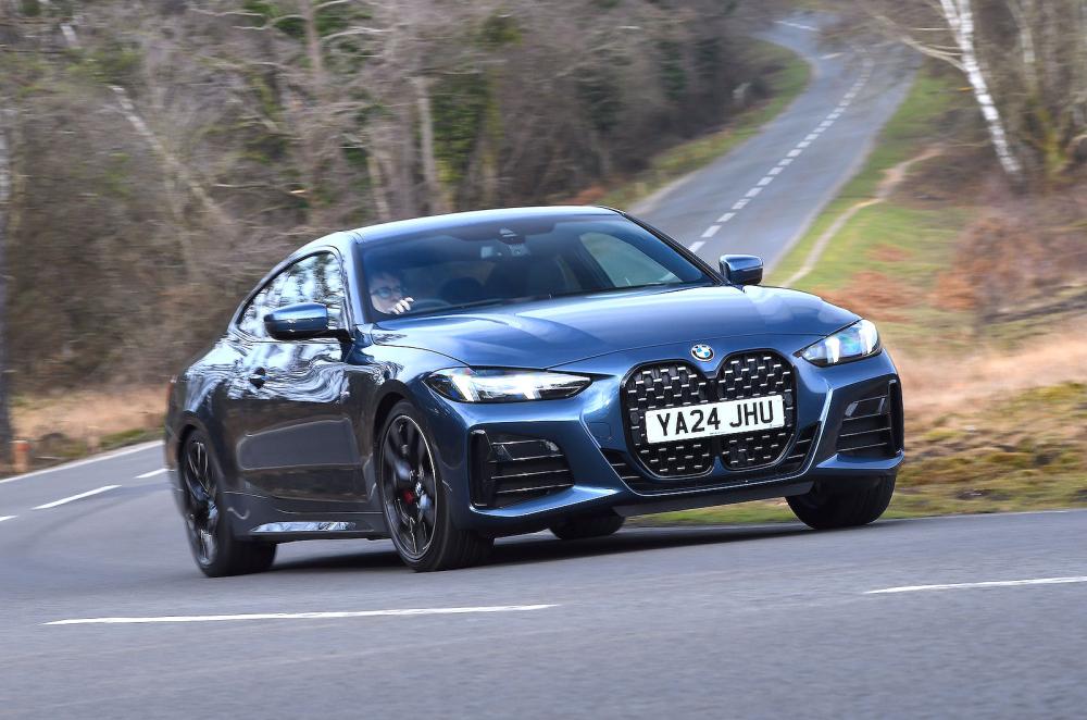 BMW 4 Series front cornering