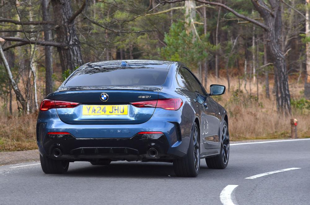 BMW 4 Series rear cornering