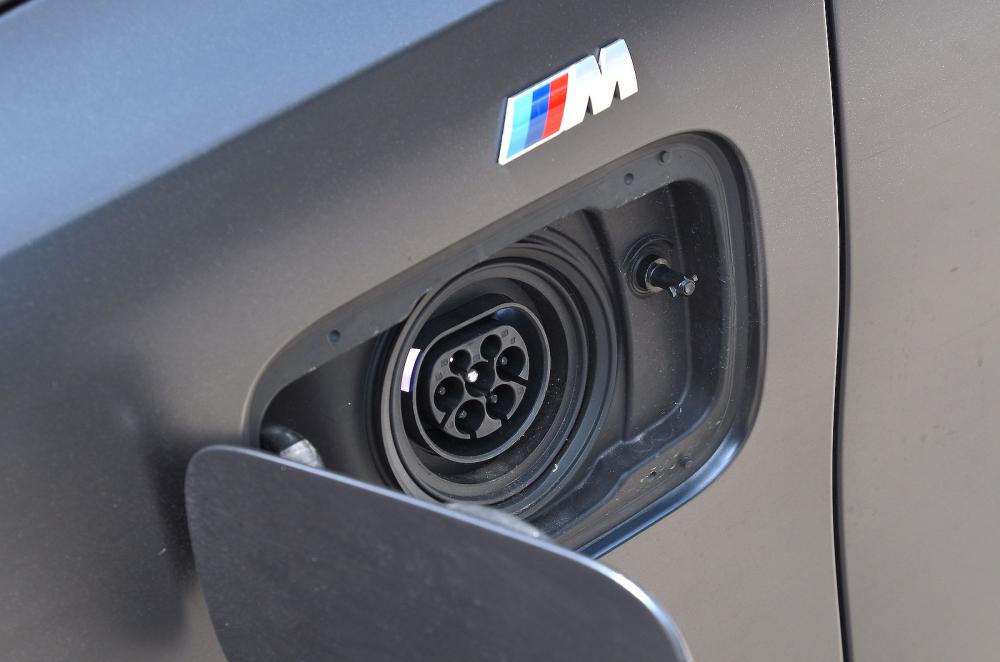 BMW 5 Series Touring 530e charging socket