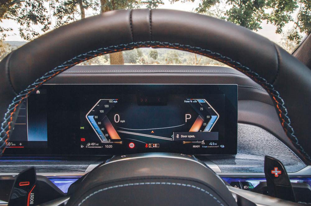 BMW 7 Series interior driver display