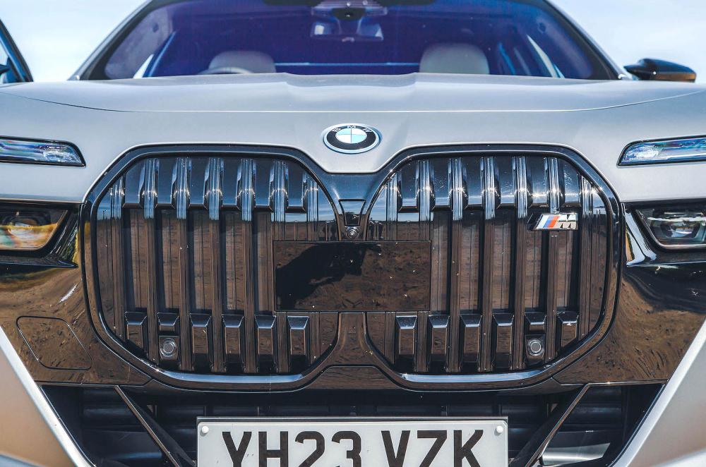 BMW 7 Series grille detail
