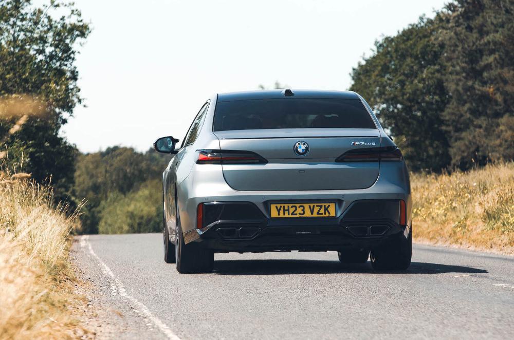 BMW 7 Series rear driving