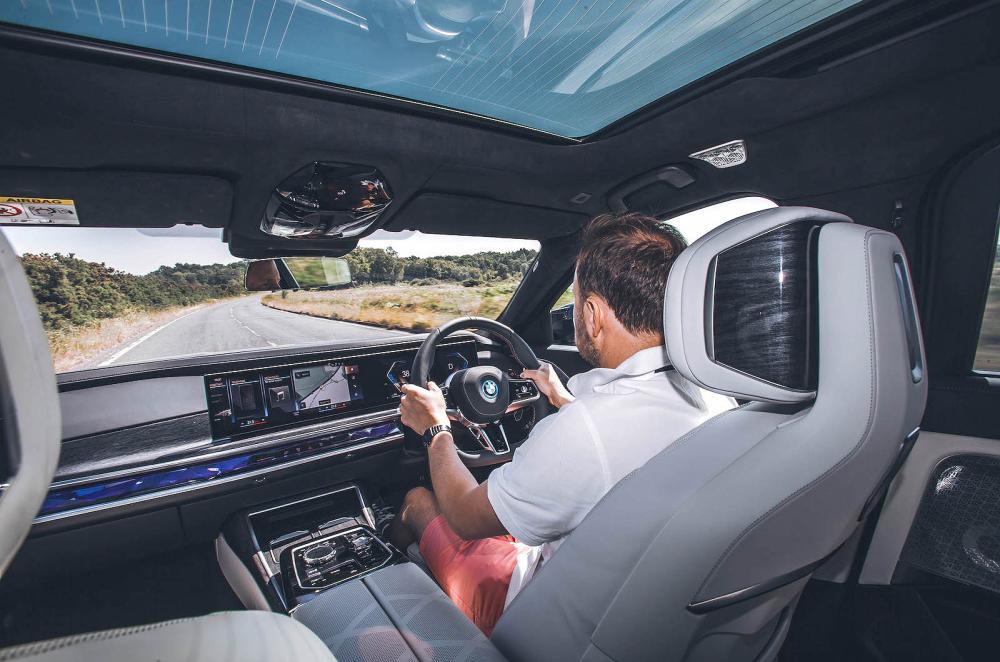 BMW 7 Series interior dashboard