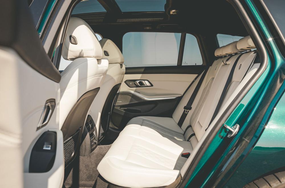 BMW Alpina B3 Touring interior back seats
