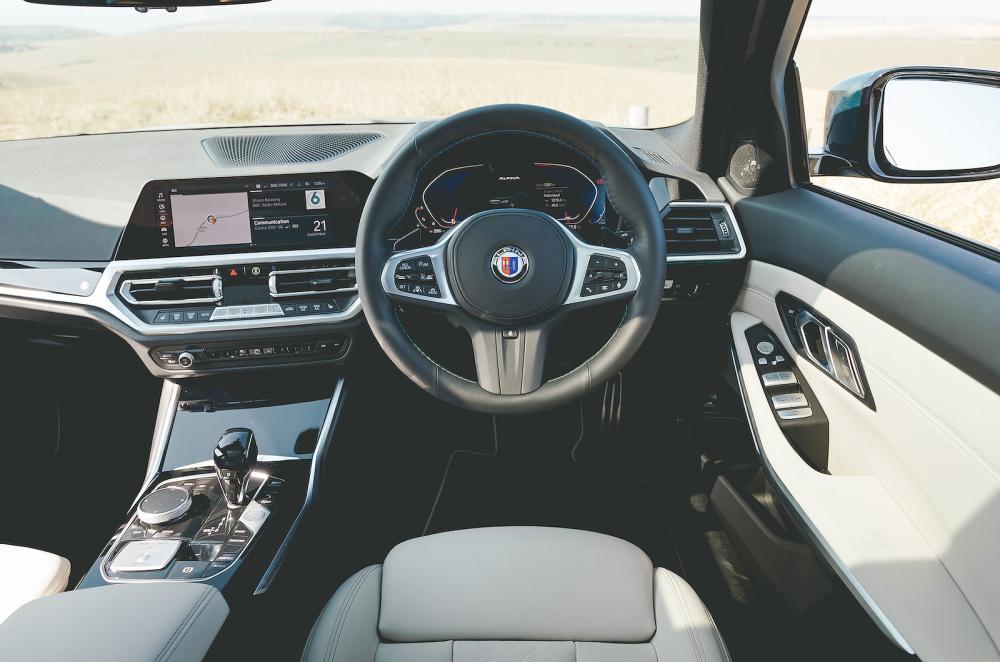 BMW Alpina B3 Touring interior dashboard
