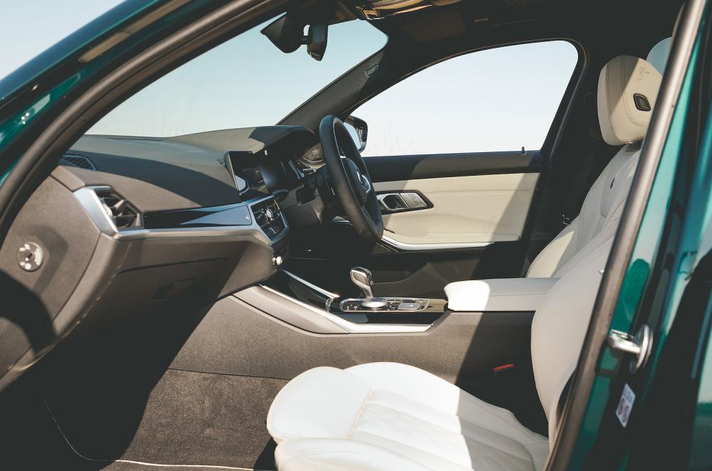 BMW Alpina B3 Touring interior front seats