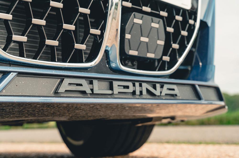 BMW Alpina B4 Gran Coupe grille detail
