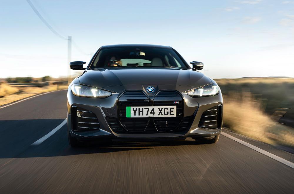 BMW i4 front driving