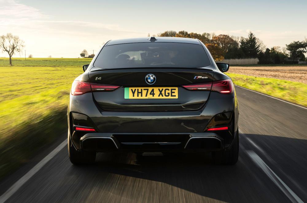 BMW i4 rear driving