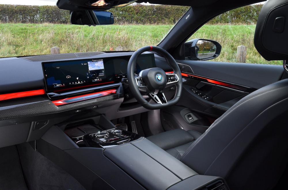 BMW i5 interior dashboard