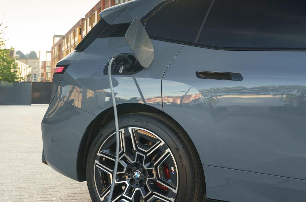 BMW iX charging socket