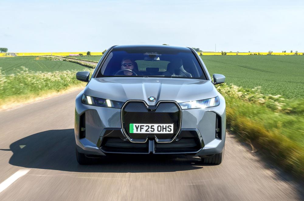 BMW iX front driving