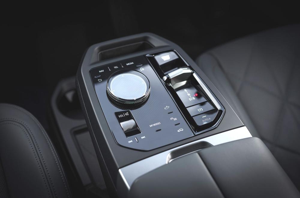 BMW iX interior controls