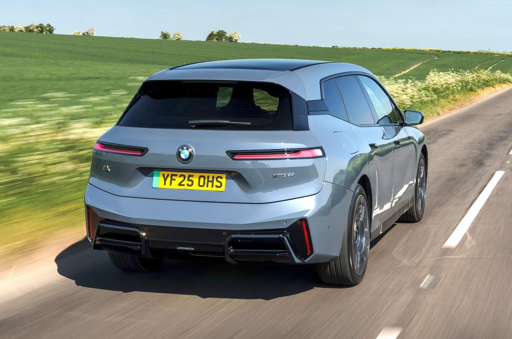 BMW iX rear right driving