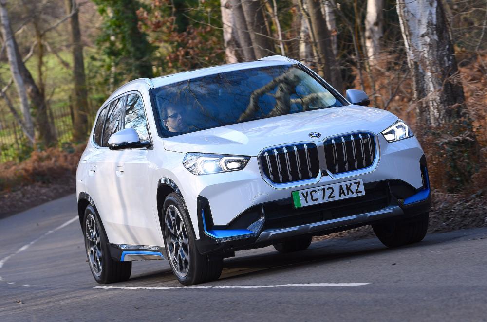 BMW iX1 front cornering