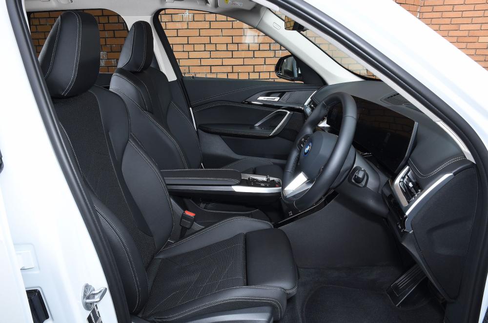 BMW iX1 front seats