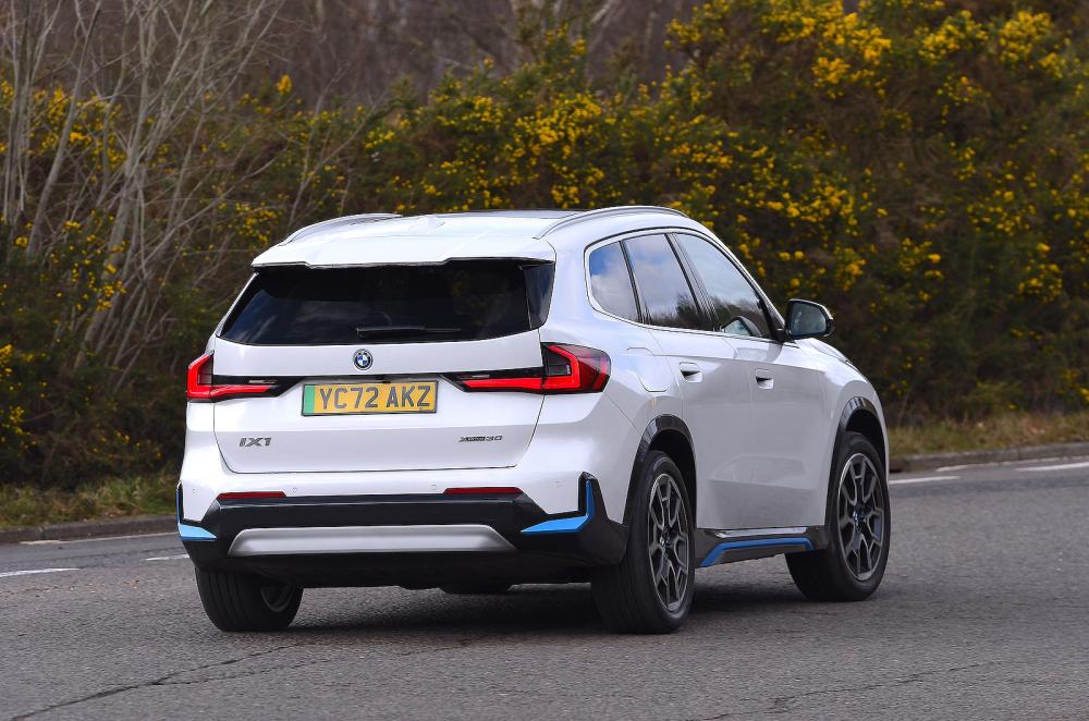 BMW iX1 rear cornering