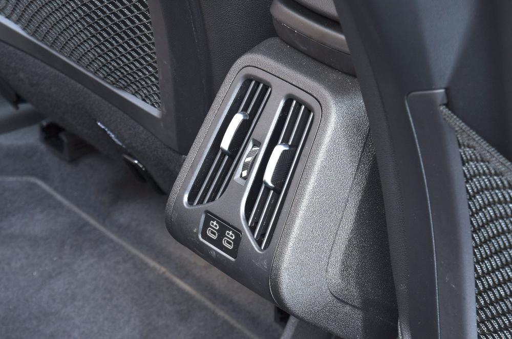 BMW iX1 rear interior detail