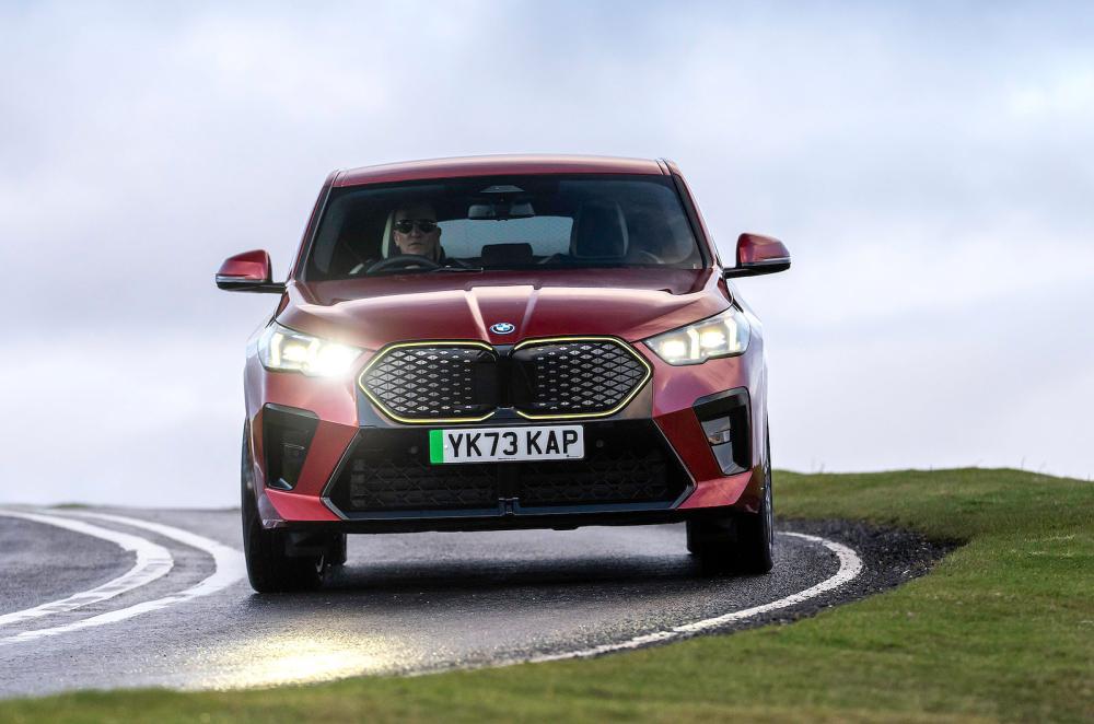 BMW iX2 front driving