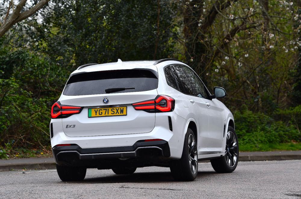 BMW iX3 rear cornering