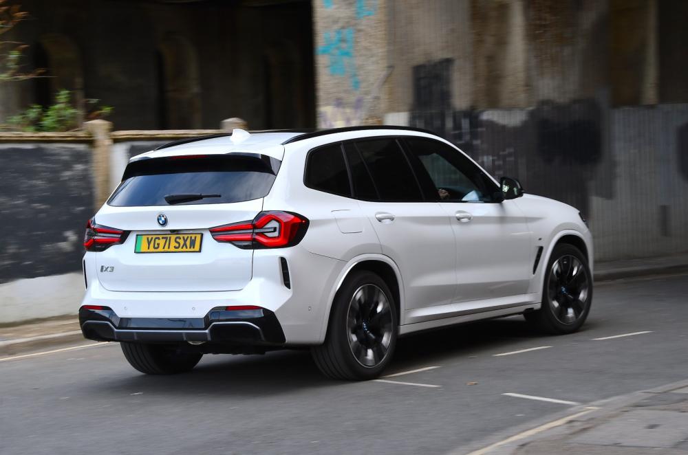BMW iX3 rear cornering