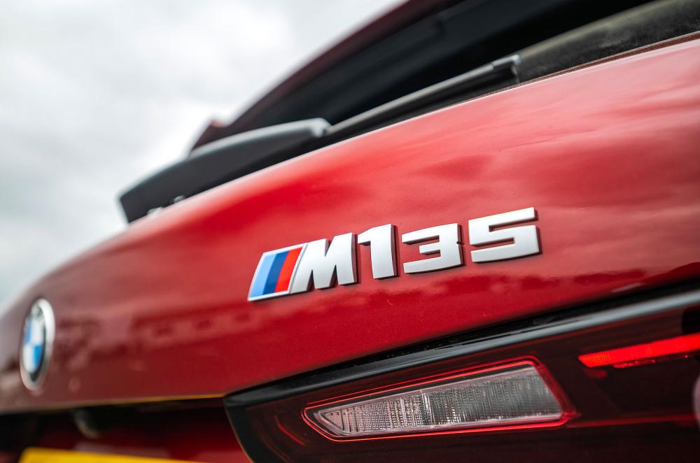 BMW M135 rear badge