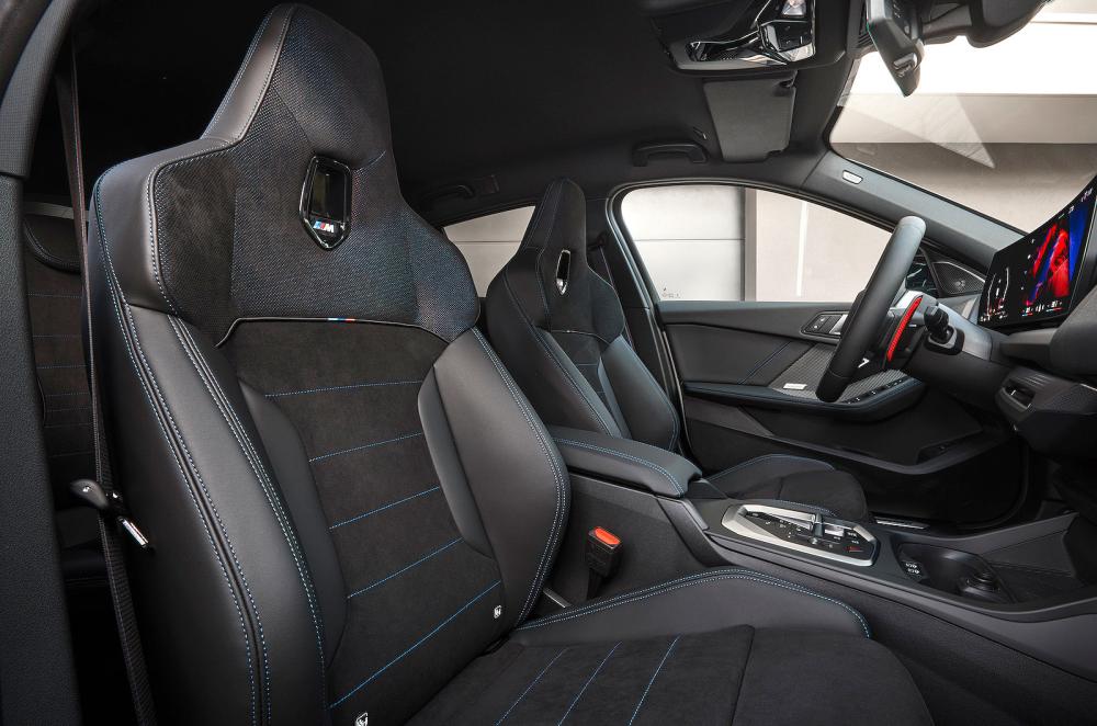 BMW M135 front seats