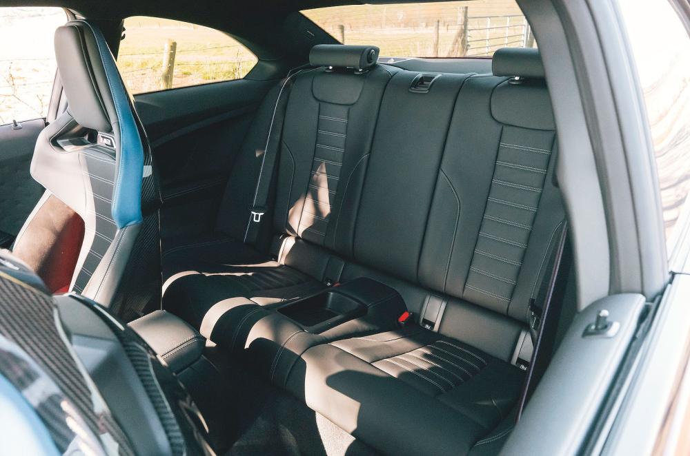 BMW M2 back seats