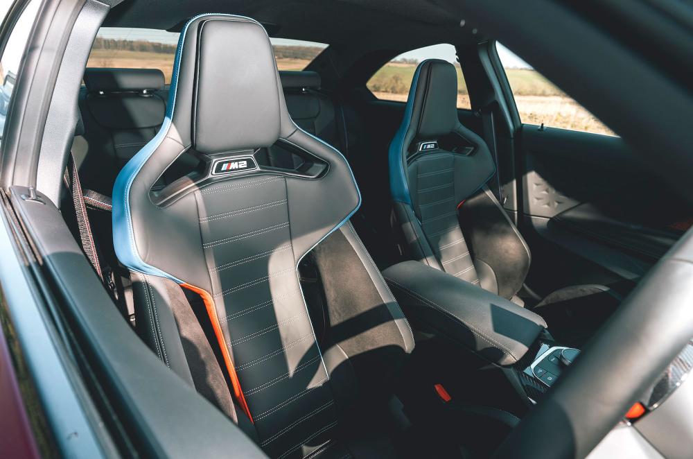 BMW M2 front seats