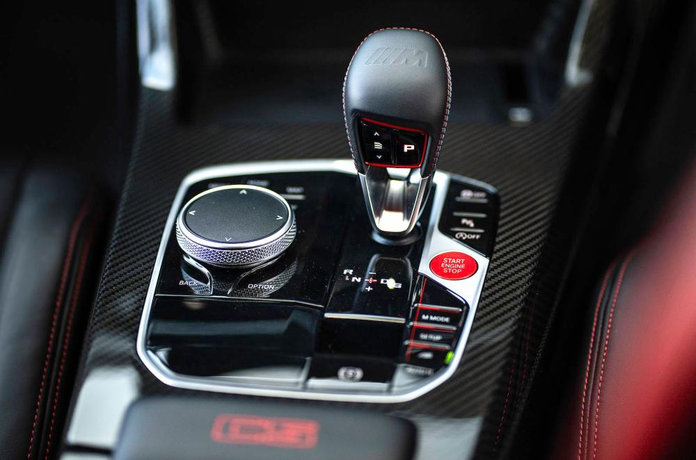 BMW M3 CS Touring gear selector