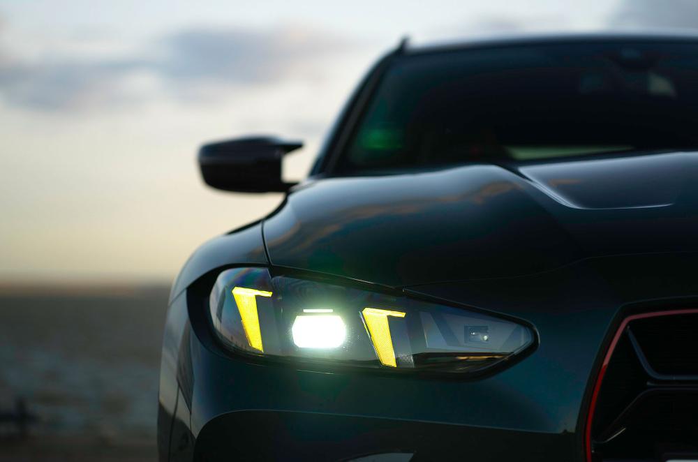 BMW M3 CS Touring headlights