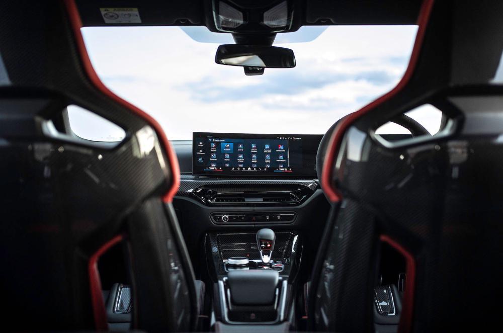 BMW M3 CS Touring infotainment touchscreen