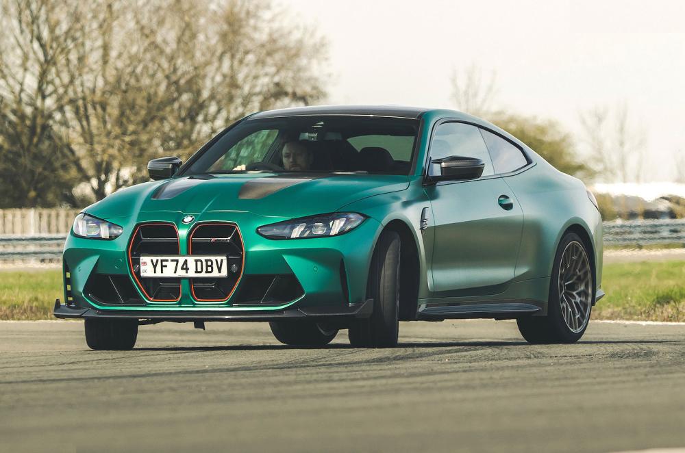 BMW M4 front cornering