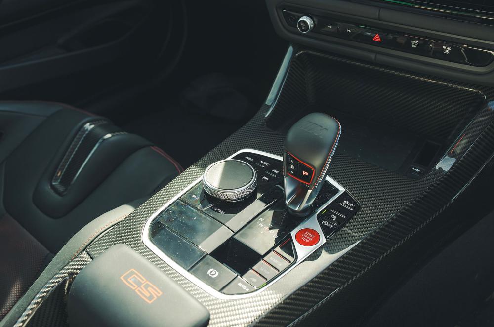 BMW M4 interior controls