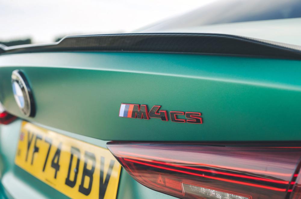 BMW M4 rear badge