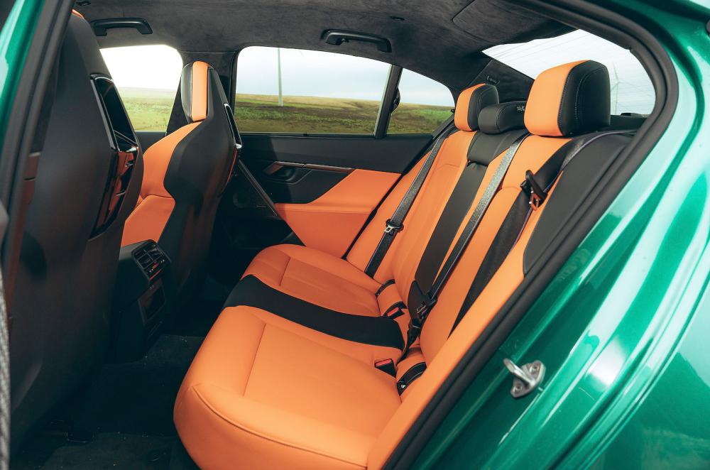BMW M5 back seats