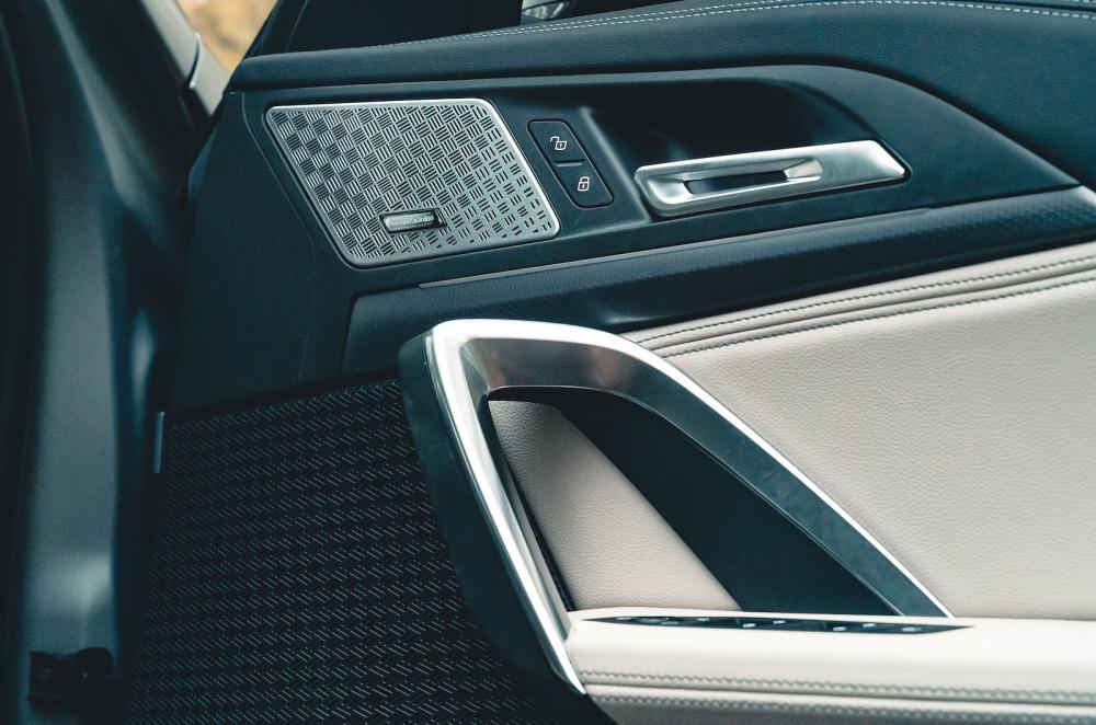 BMW X1 interior door detail