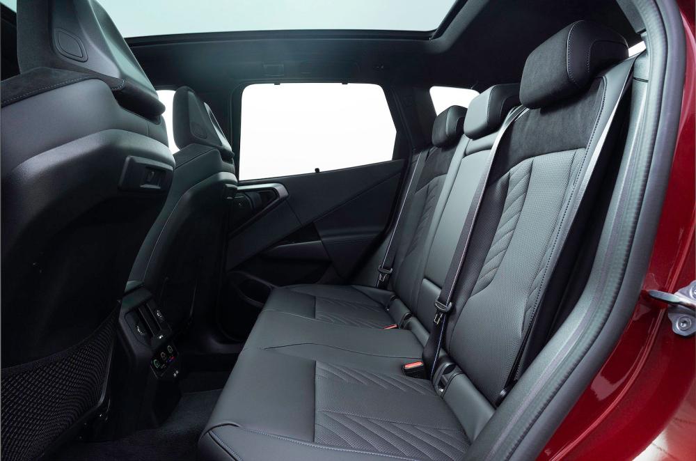 BMW X3 back seats