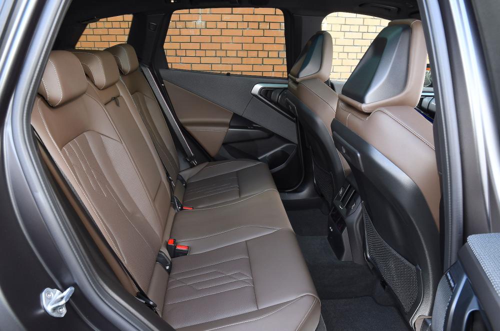 BMW X3 back seats