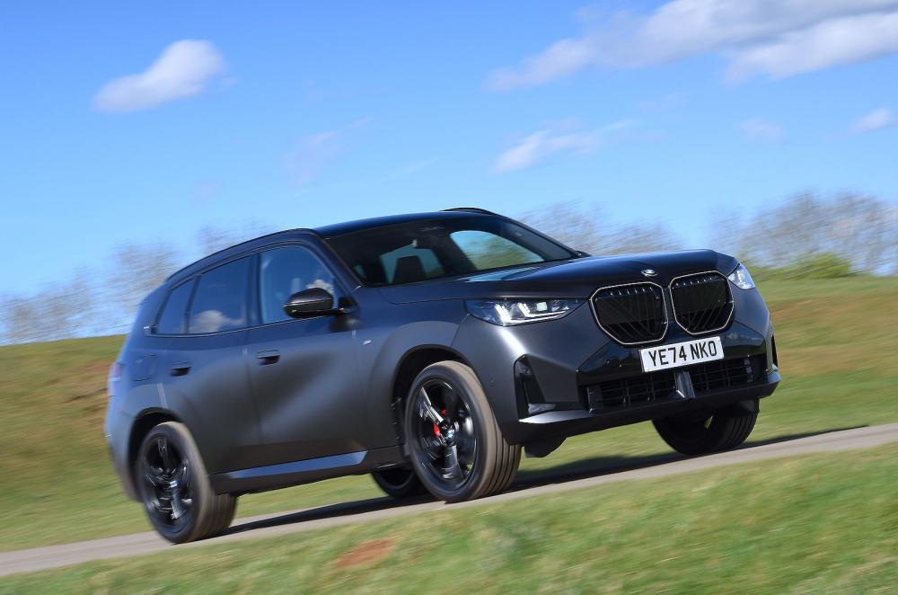 BMW X3 front right driving