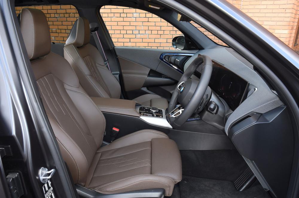 BMW X3 front seats