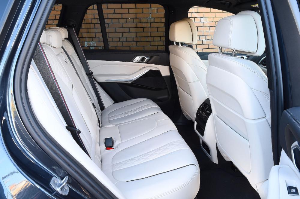 BMW X5 interior back seats