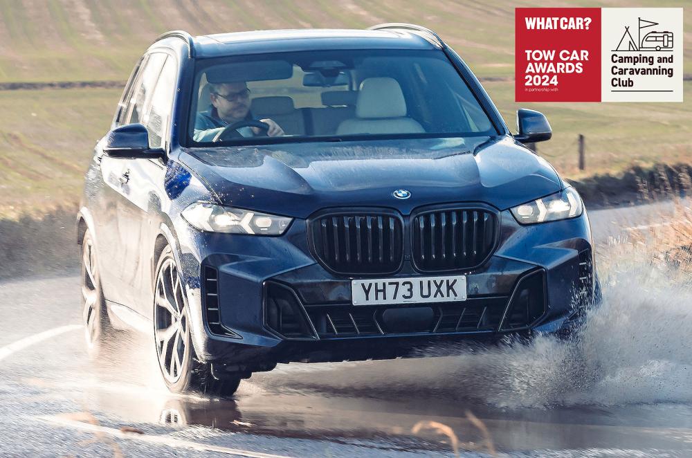 BMW X5 front cornering