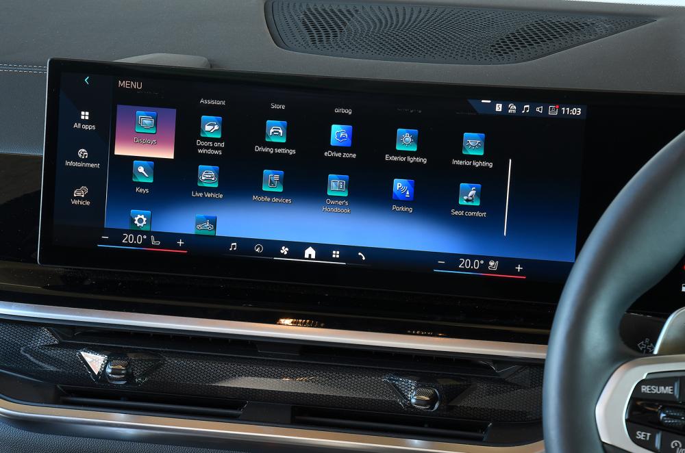 BMW X5 touchscreen