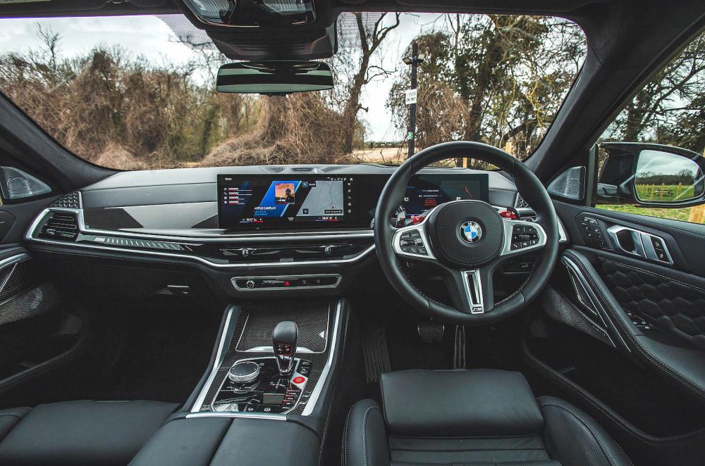 BMW X6 M Competition interior dashboard