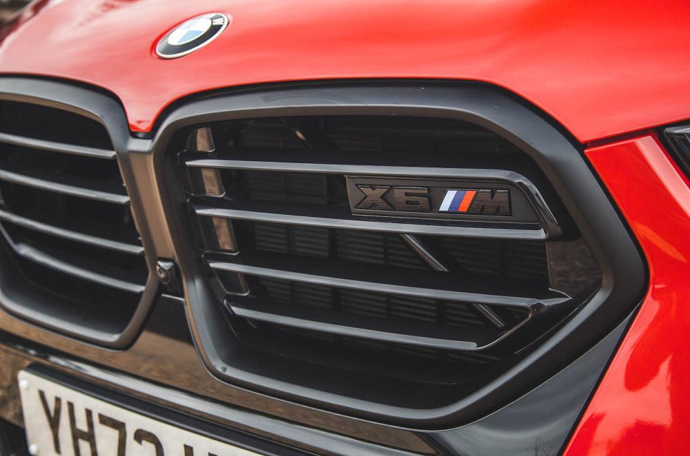 BMW X6 M Competition grille detail