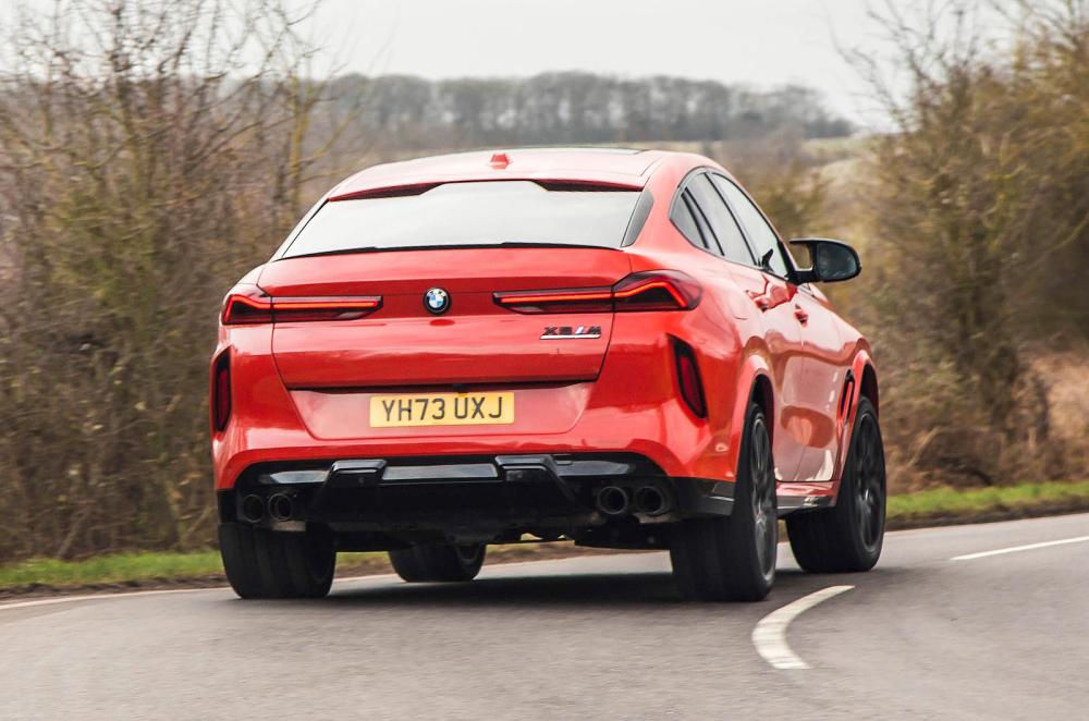 BMW X6 M Competition rear cornering