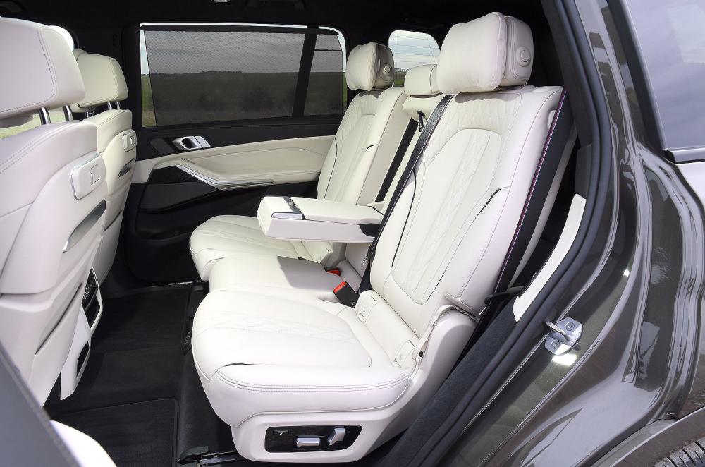 BMW X7 back seats