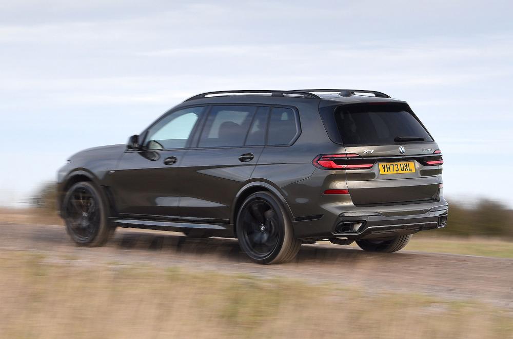 BMW X7 rear left driving