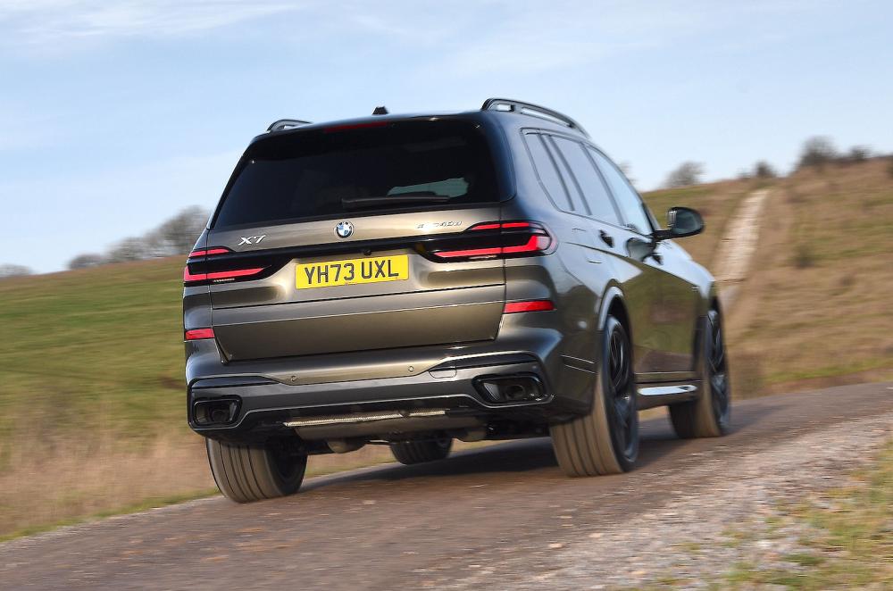 BMW X7 rear right driving